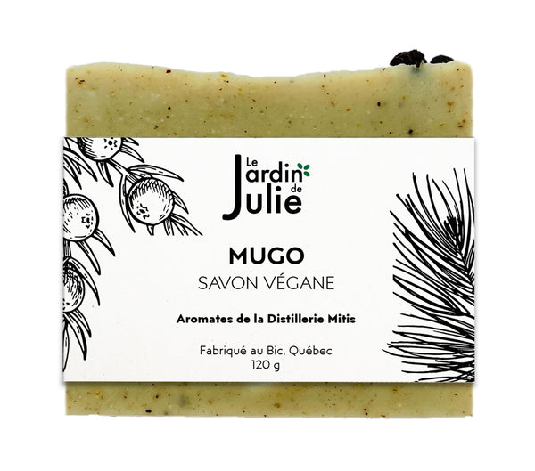 Mugo - Savon végane au pin en collaboration avec la Distillerie Mitis - Exfoliant léger