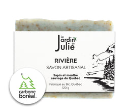 Rivière - Savon au Sapin et à la Menthe sauvage du Québec *Don de 10% à Carbone Boréal