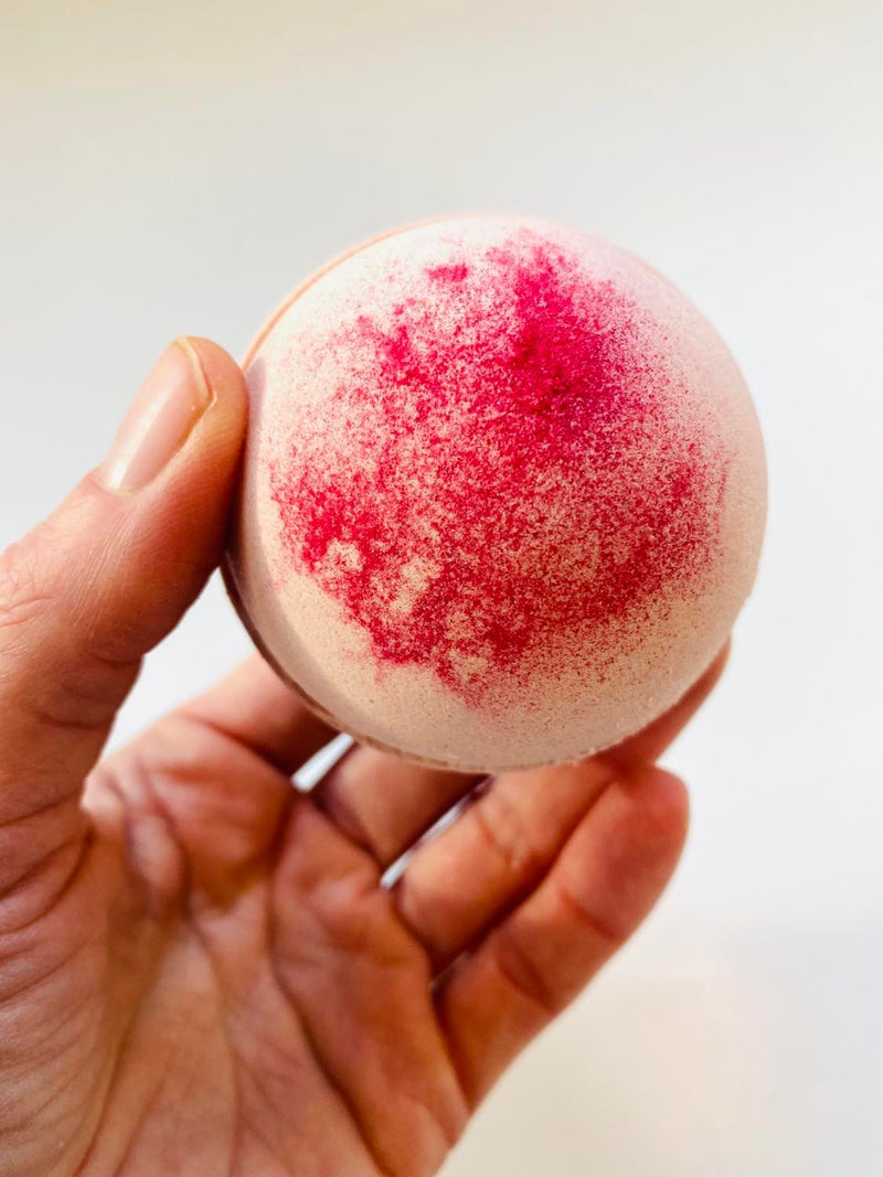 Raspberry Bath Bomb