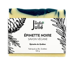Quebec Black Spruce - Vegan Soap with Green Clay and Charcoal