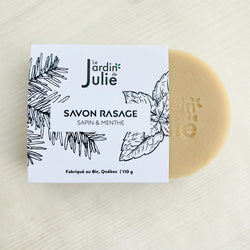 Savon RASAGE végane sapin & menthe pour la barbe, le corps et le visage