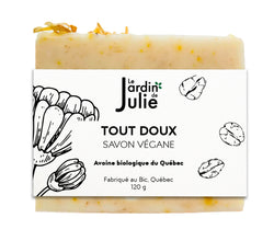 Tout Doux - Vegan Soap Bar for Sensitive Skin - Perfect for Babies